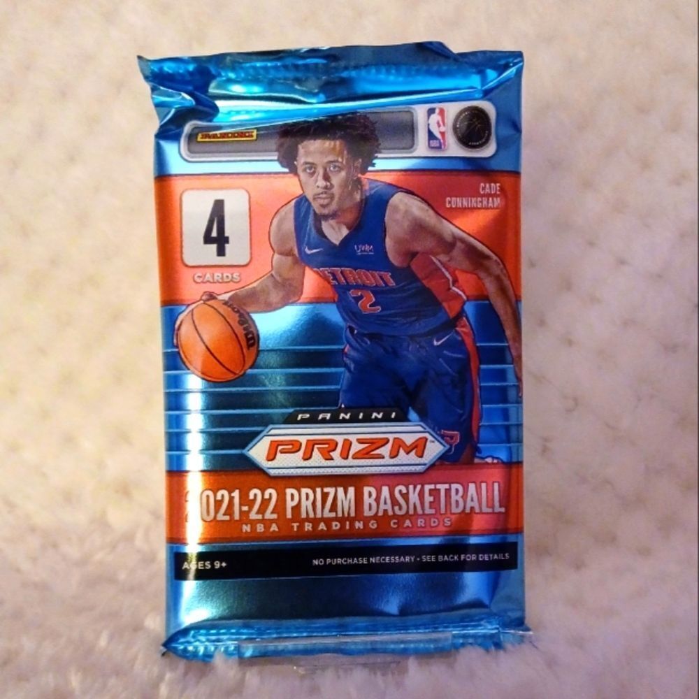 2021-22 Panini Prizm Basketball NBA Blaster Box Single Pack-ICE PRIZMS